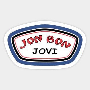 Jon Bon Jovi / Ron Jon Mashup! Sticker